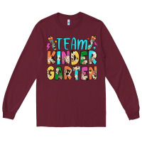 Burgundy team kindergarten Long Sleeve Tee - JahusDesignShop
