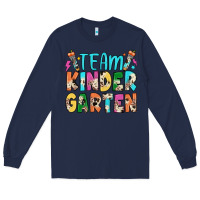 Navy team kindergarten Long Sleeve Tee - JahusDesignShop