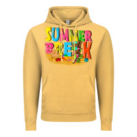 Vintage Mustard summer break Vintage Hoodie - texasbilliewilder