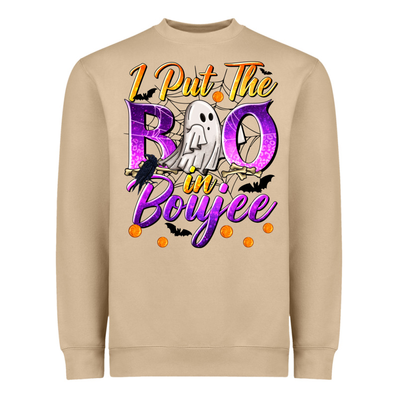 I Put The Boo In Boujee Heavyweight Sweatshirt by texasbilliewilder | Teevron