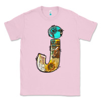 Bubblegum Pink farm life alphabet lowercase letters j Classic Tee - BundleAndBundleShop