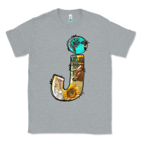 Heather Grey farm life alphabet lowercase letters j Classic Tee - BundleAndBundleShop