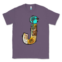 Lavender farm life alphabet lowercase letters j Classic Tee - BundleAndBundleShop