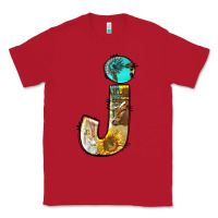 Red farm life alphabet lowercase letters j Classic Tee - BundleAndBundleShop