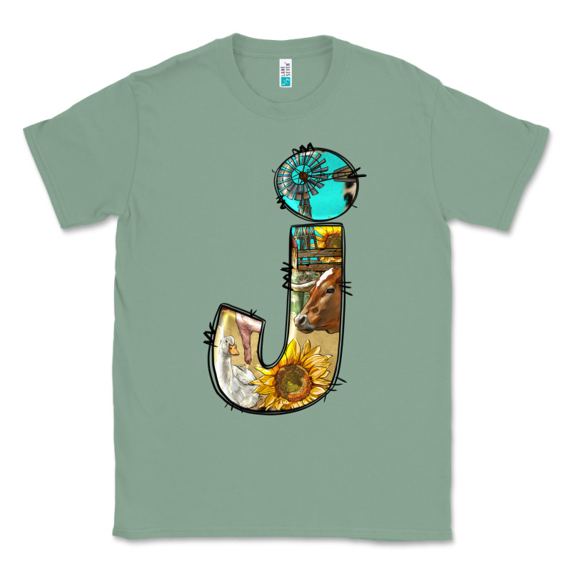 Farm Life Alphabet Lowercase Letters J Classic Tee by BundleAndBundleShop | Teevron