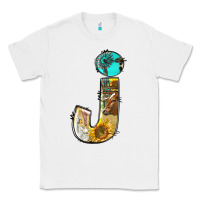 White farm life alphabet lowercase letters j Classic Tee - BundleAndBundleShop