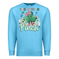 Ocean Blue too cute to pinch Premium Sweatshirt - MaliasSmallBusiness