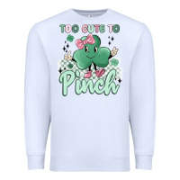 White too cute to pinch Premium Sweatshirt - MaliasSmallBusiness