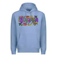 Colony Blue louisiana mardi gras Premium Hoodie - LillyAllenDesigns