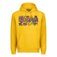 Lemon louisiana mardi gras Premium Hoodie - LillyAllenDesigns