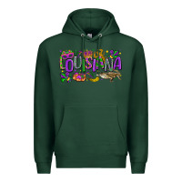 Sports Green louisiana mardi gras Premium Hoodie - LillyAllenDesigns