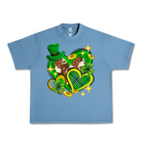 Pebble Blue St. Patrick's Day lucky heart Urban Heavy Tee - Neo Western