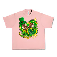 Salmon St. Patrick's Day lucky heart Urban Heavy Tee - Neo Western