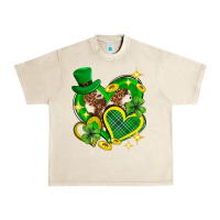 Sandshell St. Patrick's Day lucky heart Urban Heavy Tee - Neo Western