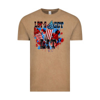 Vintage Coffee Let's get lit 4th of july Vintage Tee - CowGirlArtShop
