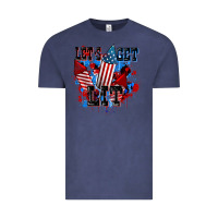 Vintage Denim Let's get lit 4th of july Vintage Tee - CowGirlArtShop