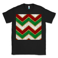 Black christmas stripes seamless pattern Classic Tee - BundleAndBundleShop