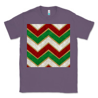 Lavender christmas stripes seamless pattern Classic Tee - BundleAndBundleShop