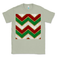 Matcha christmas stripes seamless pattern Classic Tee - BundleAndBundleShop