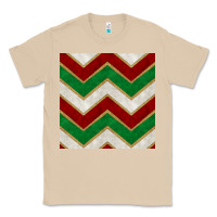 Mushroom christmas stripes seamless pattern Classic Tee - BundleAndBundleShop