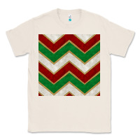 Natural christmas stripes seamless pattern Classic Tee - BundleAndBundleShop