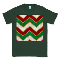 Sports Green christmas stripes seamless pattern Classic Tee - BundleAndBundleShop