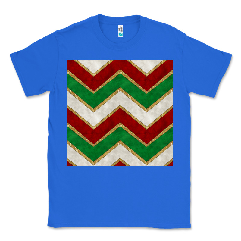 Christmas Stripes Seamless Pattern Classic Tee by BundleAndBundleShop | Teevron