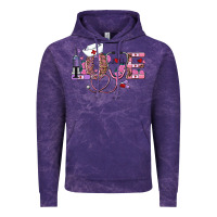 Cloud Purple valentine's day nurse love Vintage Hoodie - RanaPortraitStore