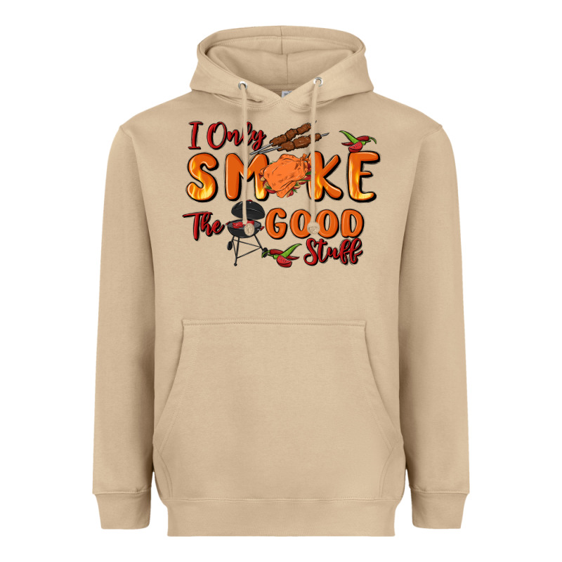 I Only Smoke The Good Stuff Heavyweight Hoodie by MaliasSmallBusiness | Teevron
