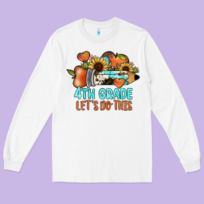 4th Grade Let's Do This Long Sleeve Tee Designed By Jahusdesignshop