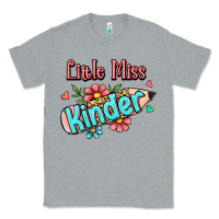 Heather Grey little miss kindergarten Classic Tee - RanaPortraitStore