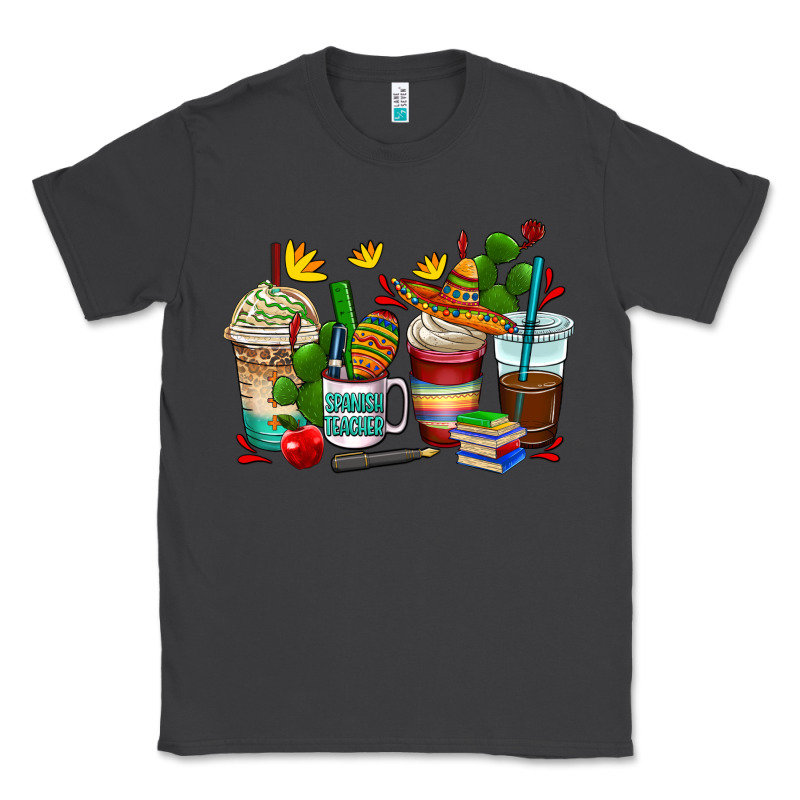 Spanish Teacher Coffee Cups Classic Tee by AdoDesignShop | Teevron