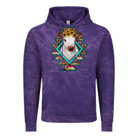 Cloud Purple heifer cowhide aztec Vintage Hoodie - JahusDesignShop
