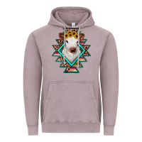 Vintage Zinc heifer cowhide aztec Vintage Hoodie - JahusDesignShop