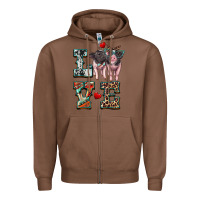 Chestnut love baby pigs Zipper Hoodie - Artiststas
