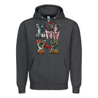 Smoke love baby pigs Zipper Hoodie - Artiststas