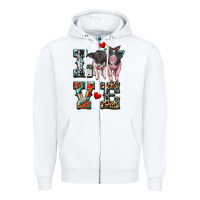 White love baby pigs Zipper Hoodie - Artiststas