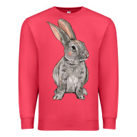 Cardinal Easter bunny Premium Sweatshirt - NancyCooperArtShop