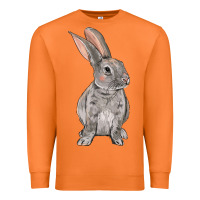 Carrot Easter bunny Premium Sweatshirt - NancyCooperArtShop