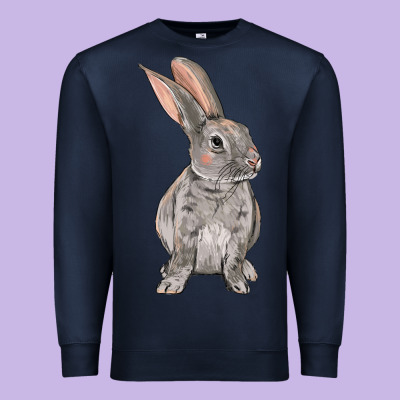 Easter Bunny Premium Sweatshirt Designed By Nancycooperartshop