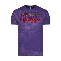 Cloud Purple God bless America Vintage Tee - Neo Western