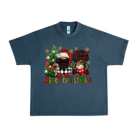 Midnight Navy merry christmas buffalo afro gnomies Urban Heavy Tee - FaDigitalArtStudio