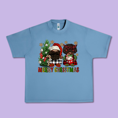 Merry Christmas Buffalo Afro Gnomies Urban Heavy Tee Designed By Fadigitalartstudio