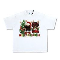 White merry christmas buffalo afro gnomies Urban Heavy Tee - FaDigitalArtStudio