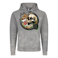Cloud Rock race skull Vintage Hoodie - Zillion Design Studio
