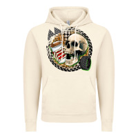 Vintage Artic race skull Vintage Hoodie - Zillion Design Studio