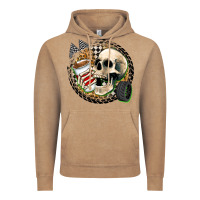 Vintage Coffee race skull Vintage Hoodie - Zillion Design Studio