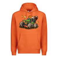 Carrot monster truck sports Premium Hoodie - LillyAllenDesigns