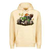 Pina Colada monster truck sports Premium Hoodie - LillyAllenDesigns