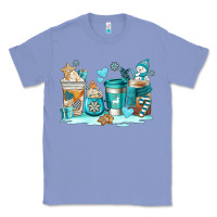 Colony Blue winter coffe cups Classic Tee - AdoDesignShop